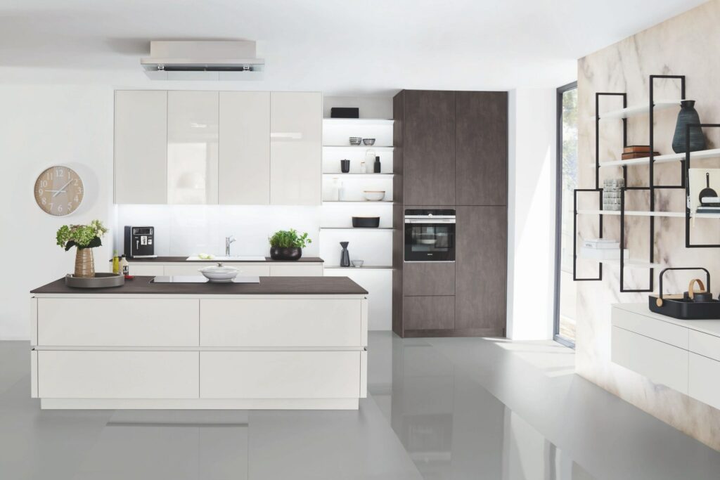 Ballerina White Stone Kitchen 2 | Totally Kitchens, Southampton