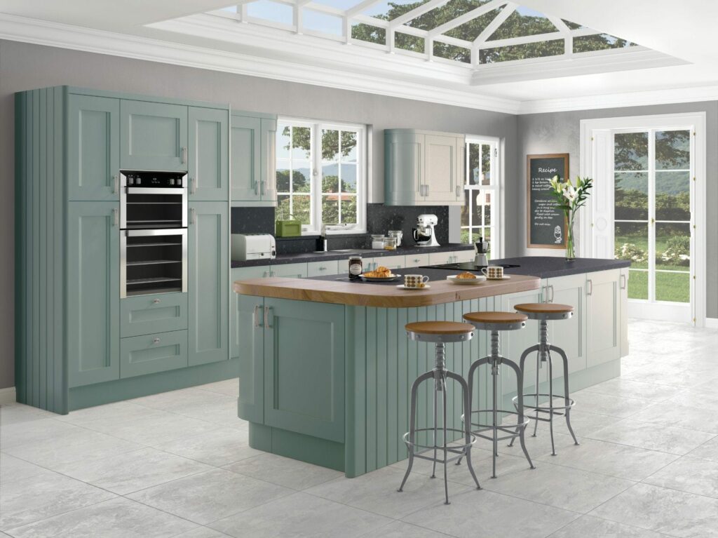 Jjo Blue Shaker Kitchen | Totally Kitchens, Southampton