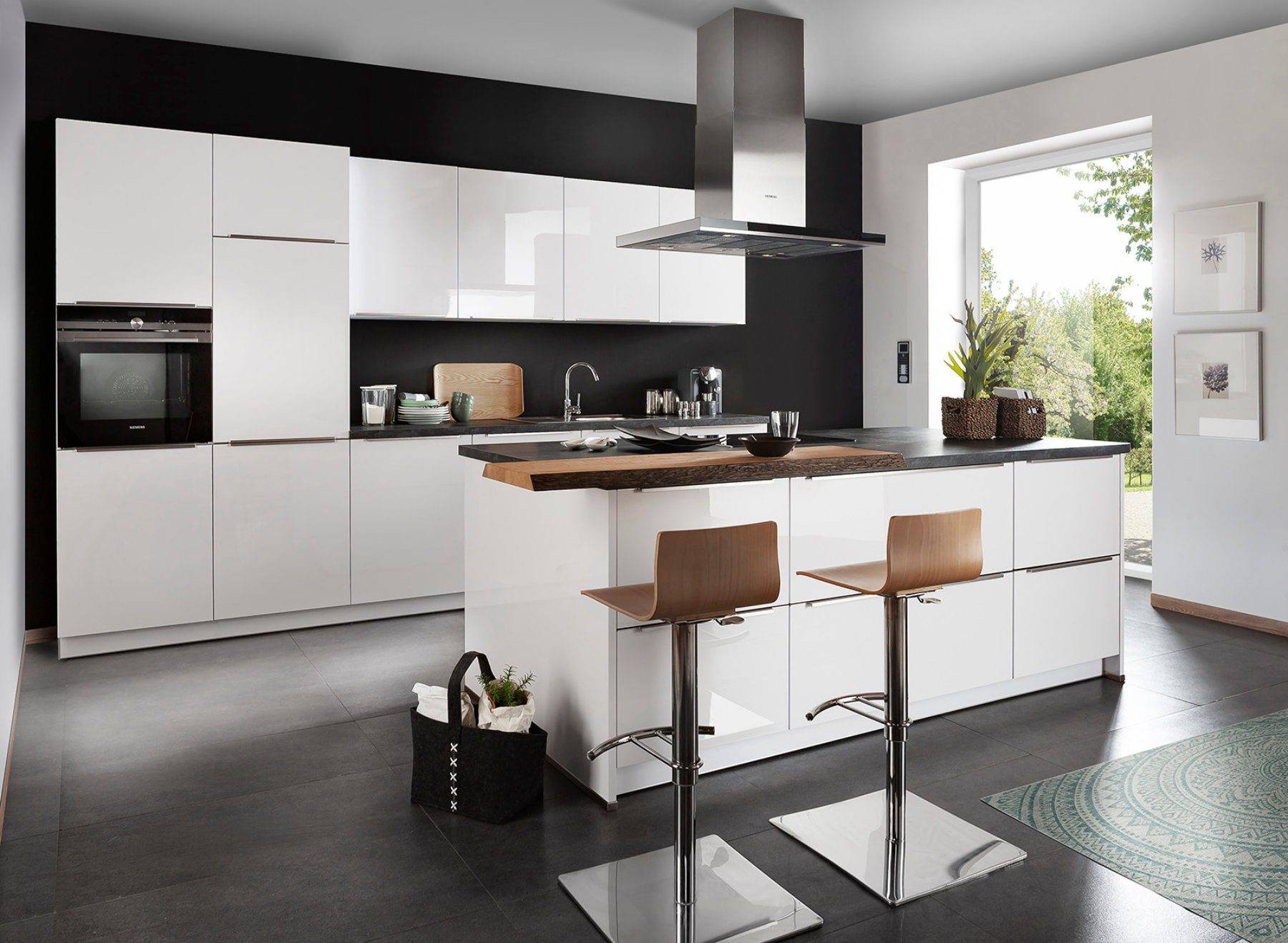 Brigitte White Gloss Kitchen 2 | Totally Kitchens, Southampton